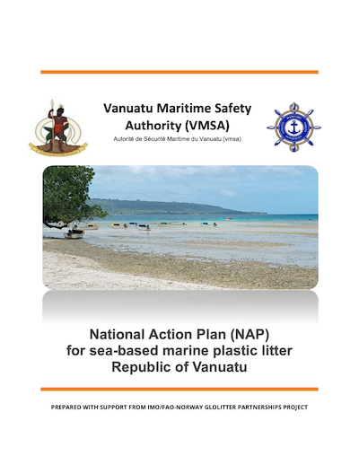 View: Republic of Vanuatu National Action Plan (NAP) for Sea-Based Marine Plastic Litter