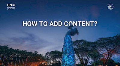 View: How to add content to the Global Plastics Hub